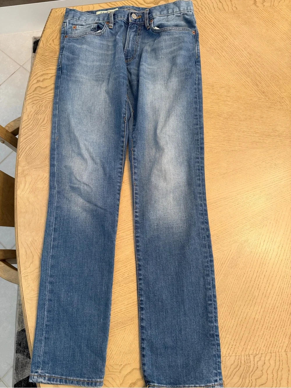 Classiccore Preppy Streetwear Gap 1969 Light Blue Denim Skinny Fit Jeans 31x32